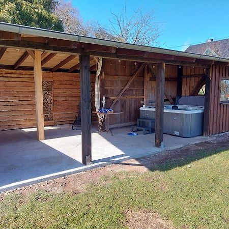 Ferienhaus Hescheld With Private Jacuzzi Hellenthal Kültér fotó